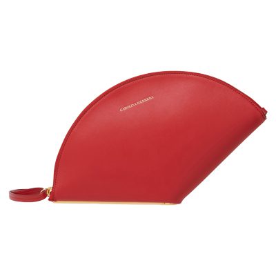 Carolina Herrera Consuelo Leather Clutch