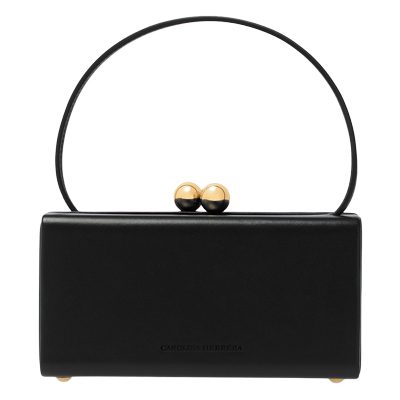 Carolina Herrera Mimi Leather Top Handle Bag