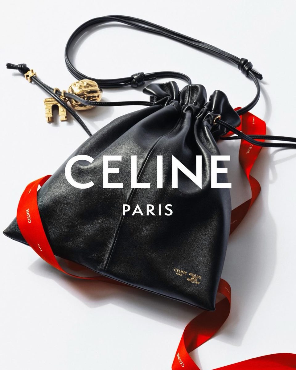 Celine Small Crystal Pouch