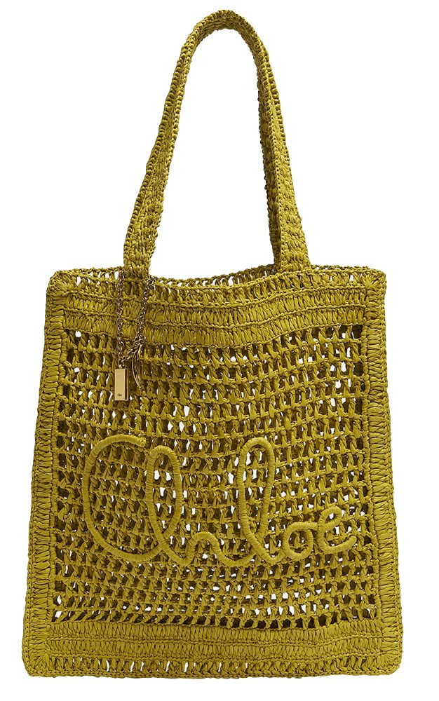Chloe Raffia Tote