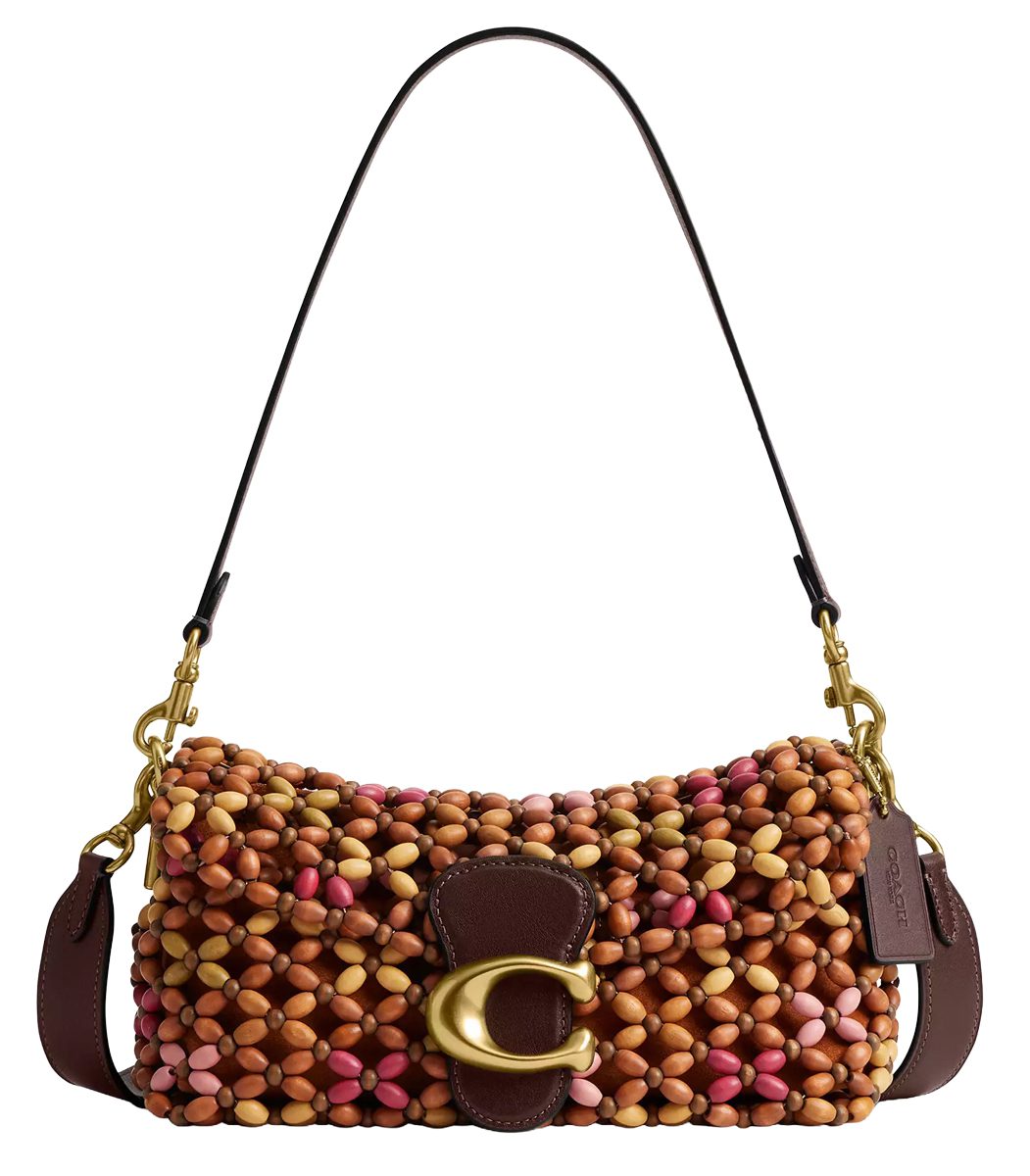 Coach Tabby Shoulder Bag 26 With Wooden Beading