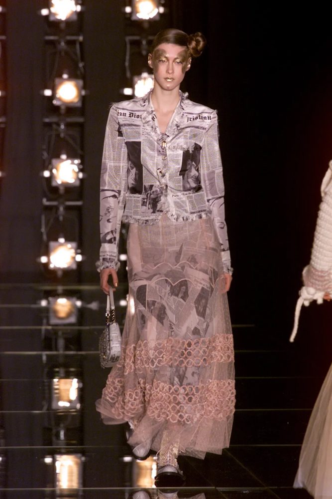 Dior SS2000 Newsprint