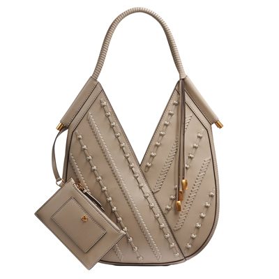 Donna Karan BALDWIN LEATHER KNOT MINI SHOULDER BAG