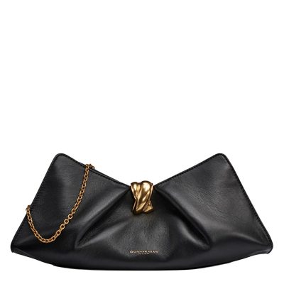 Donna Karan CASHMERE LEATHER CLUTCH