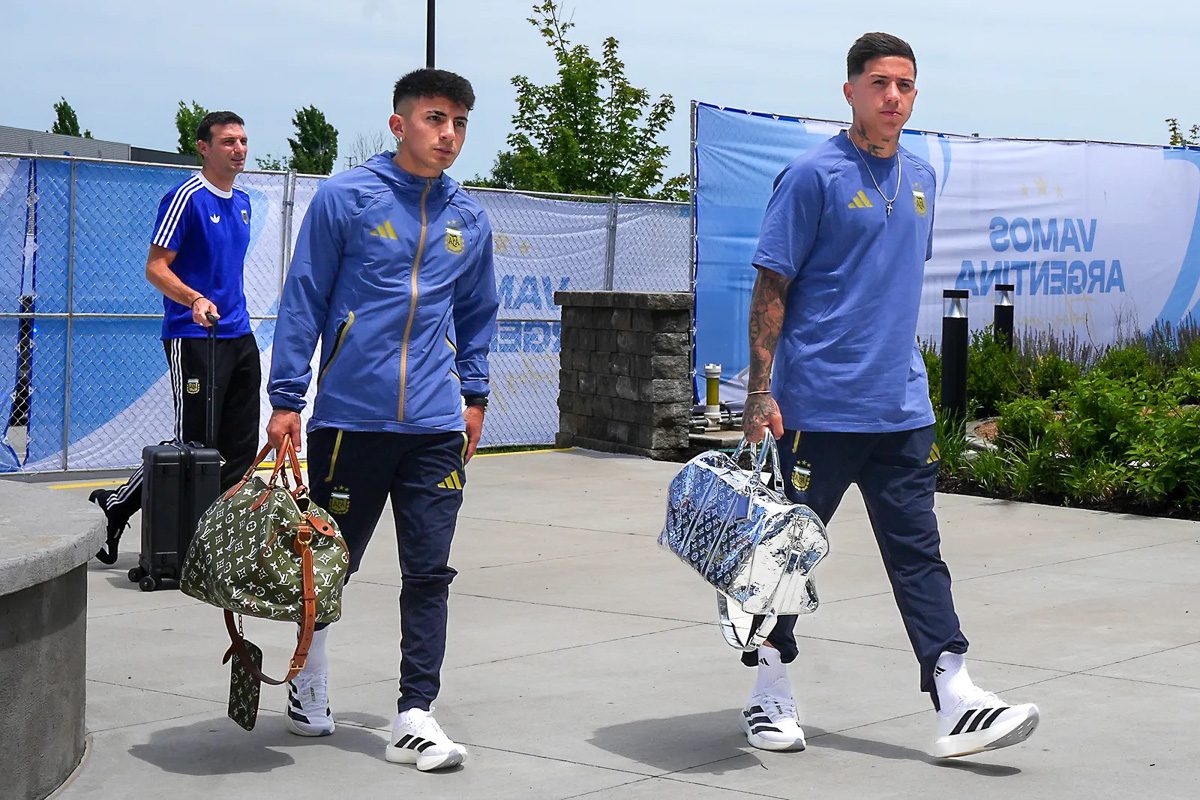 Enzo Fernandez and Thiago Almada (Argentina)