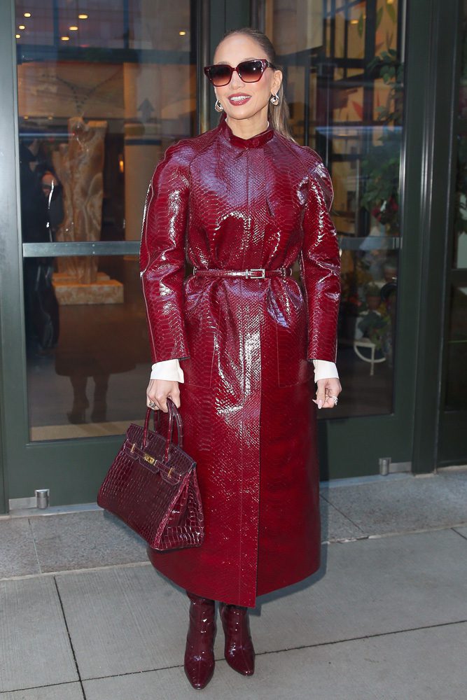 Jennifer Lopez New York City Exotic Hermes Bags
