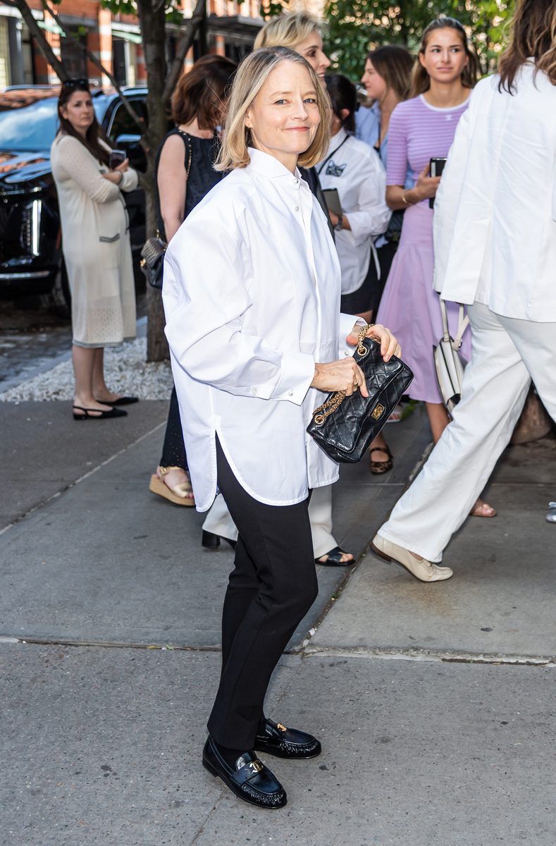 Jodie Foster Chanel 2.55 handbag