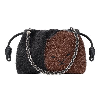 Loewe Medium Lion Beads Flamenco purse