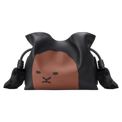 Loewe Medium Lion Intarsio Flamenco clutch