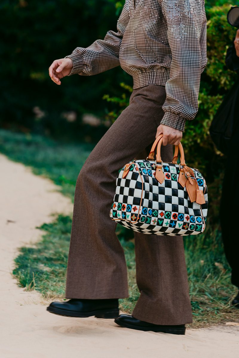 Louis Vuitton Mens Show Speedy Checkere