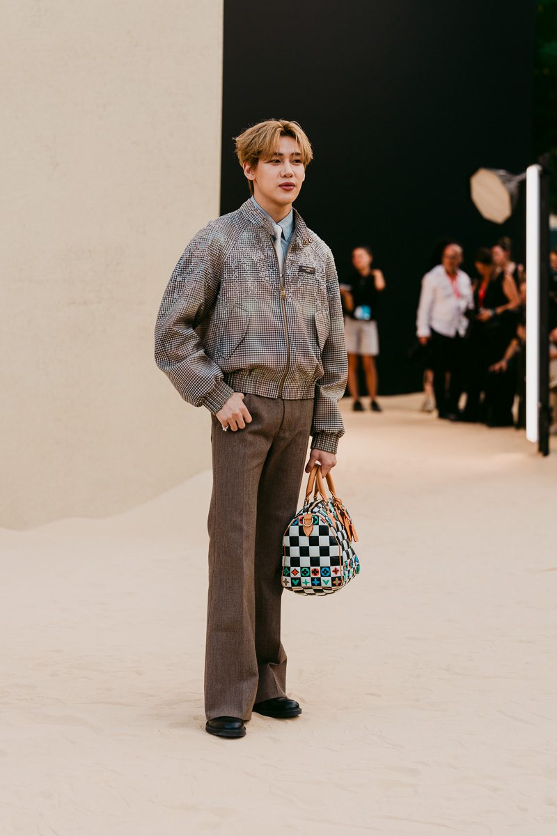 Louis Vuitton Mens Show Speedy Checkered 2