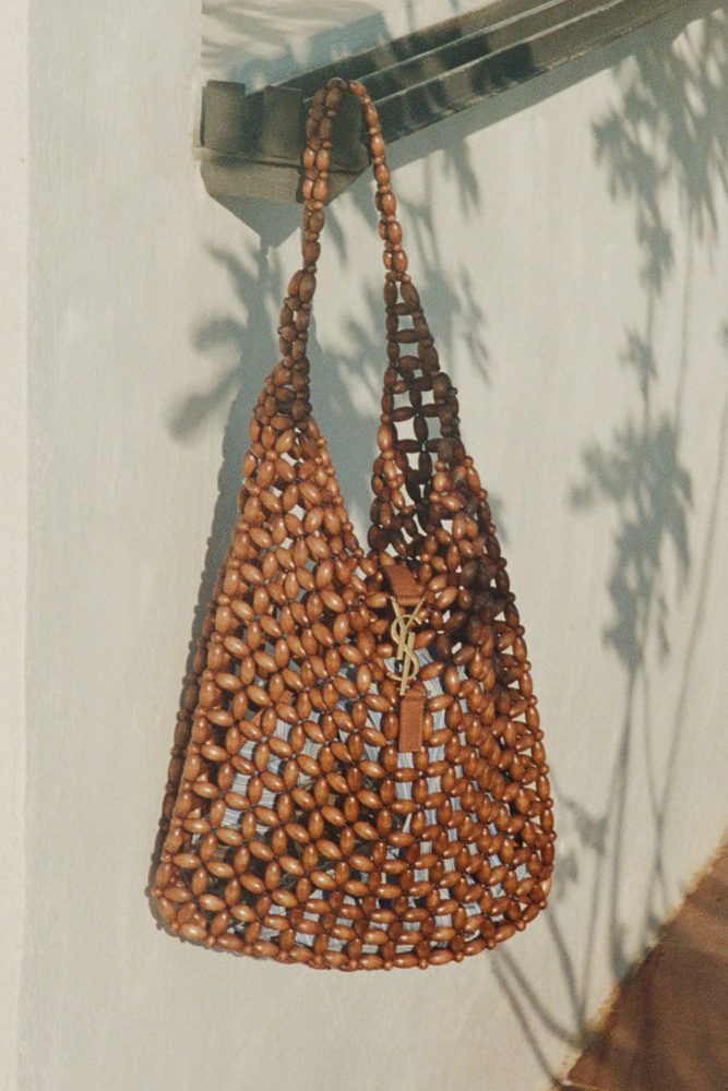 Saint Laurent Beaded Tote