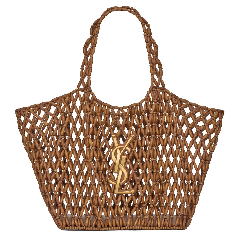 Saint Laurent Icare Beaded Wood