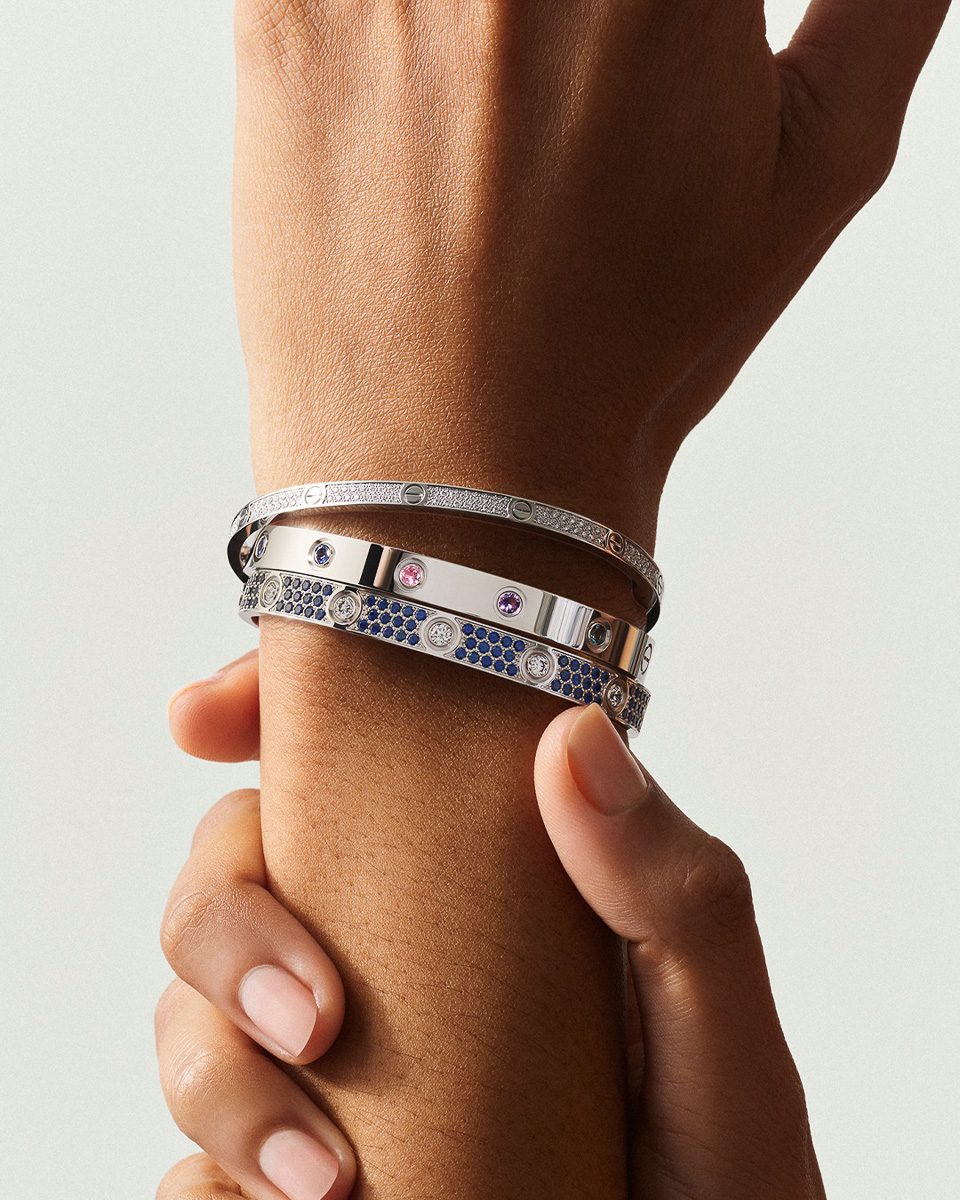 cartier Love Color Capsule Bracelet White Gold