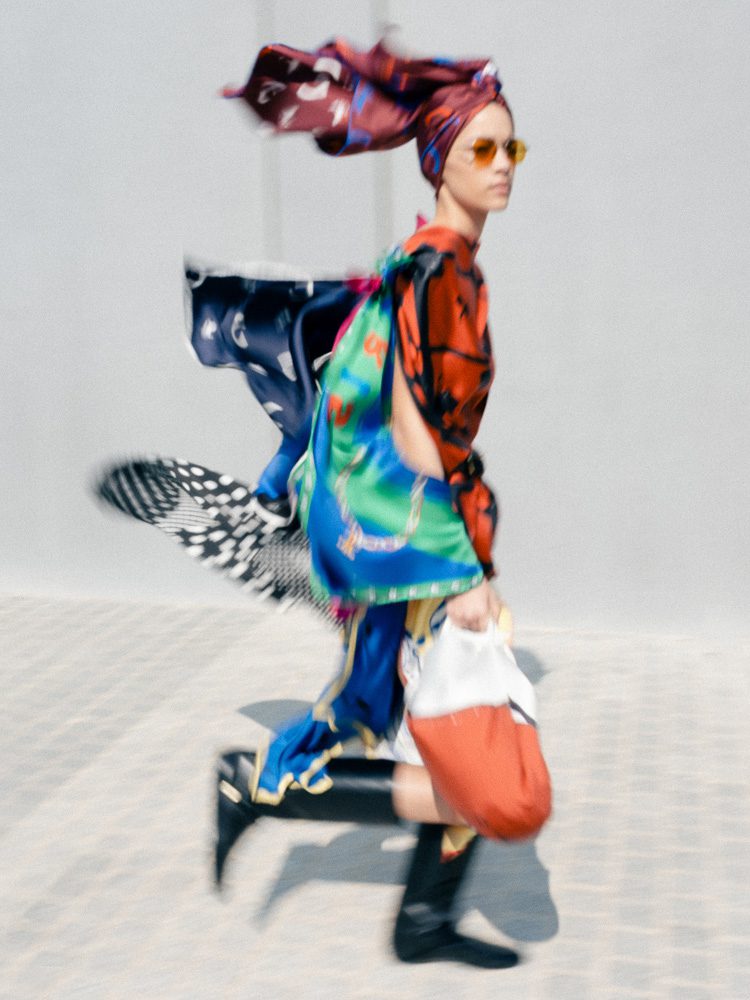 Michael Rider Proves Every Season Is Scarf Season With Celine’s Latest Campaign 3 Celine Infinite Possibilities Campaign 6