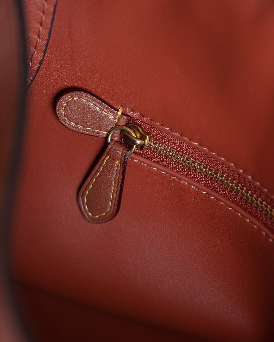 Coach Chelsea in Clay Interior Zipper Coach Chelsea in Clay Interior Zipper