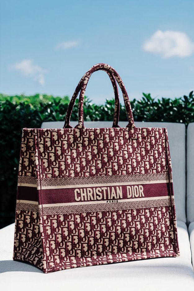 Dior Book Tote Burgundy