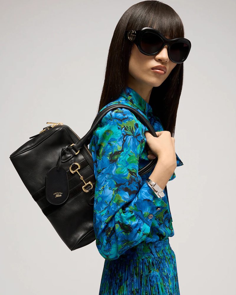 Everyone’s Favorite Gucci Bag Just Got Even Sleeker 3 Gucci Borsetto Medium Black Tonal