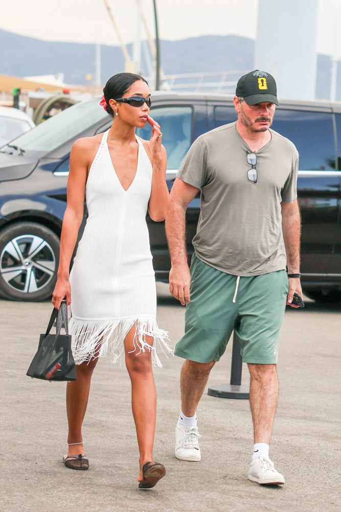Laura Harrier Mesh STAUD Bag