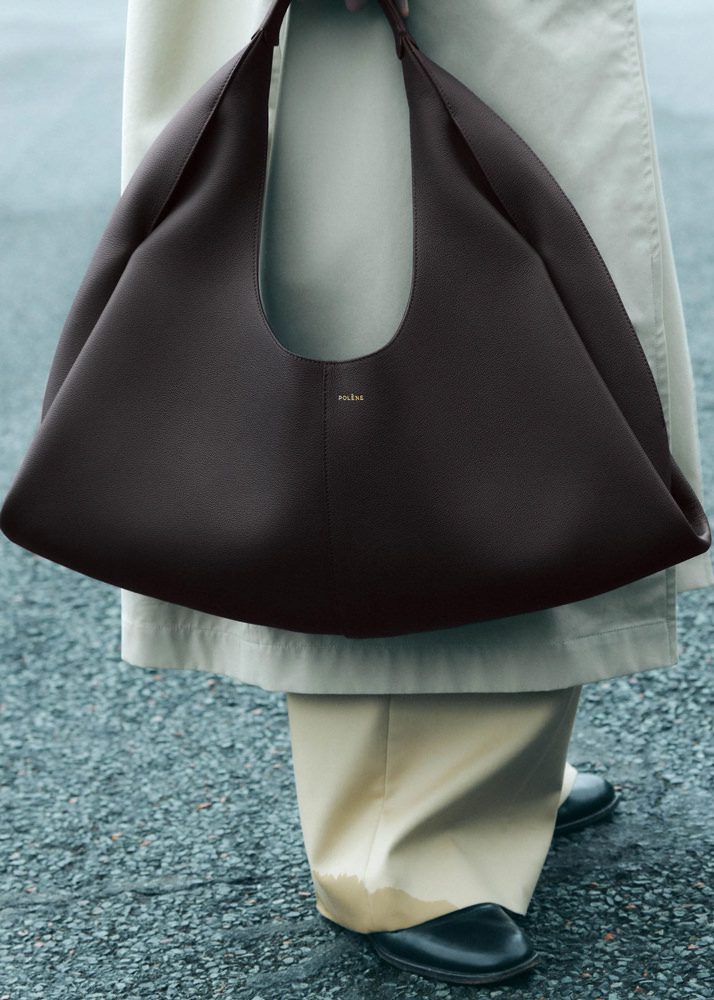 Polène Introduces the Shuldo, a Slouchy New Carryall That Exudes Parisian Chic 6 Polene Shuldo Bag Ebony 2