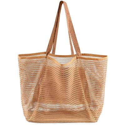 Summer Travel Mesh Tote Bag