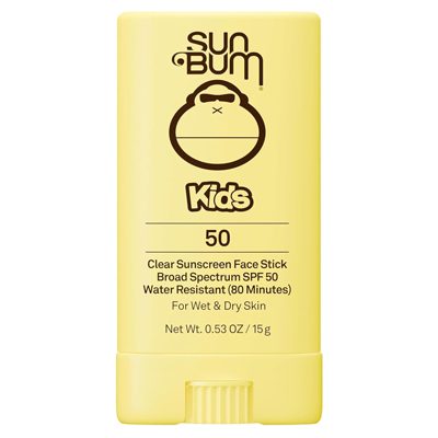 Sun Bum Kids SPF 50 Clear Face Stick Sunscreen