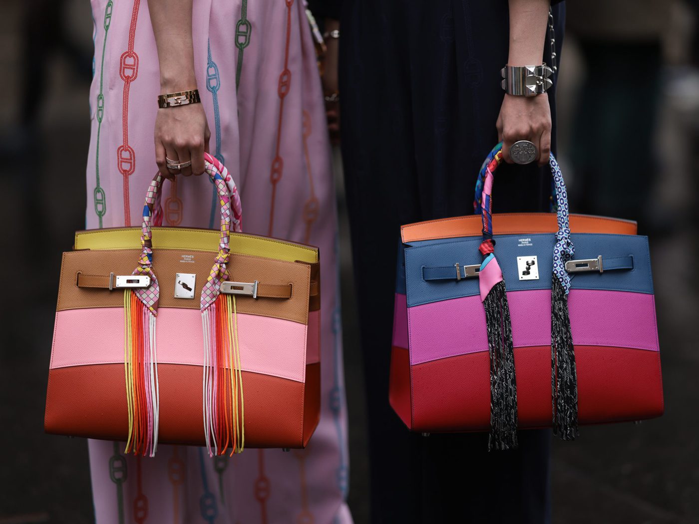 sunrise sunset hermes birkins paris fashion week
