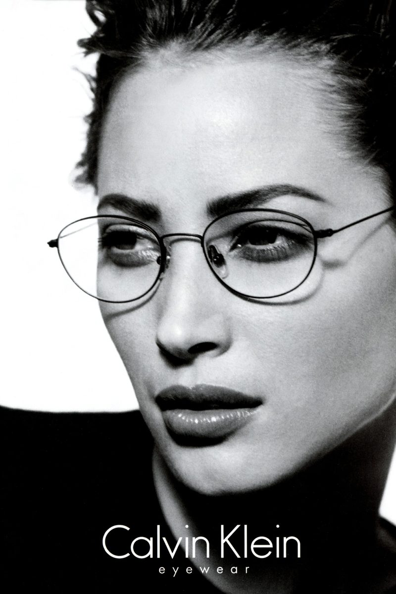 Are Smart Glasses the Latest It-Bags? 6 CHRISTY TURLINGTON CALVIN KLEIN EYEWEAR FW 1995