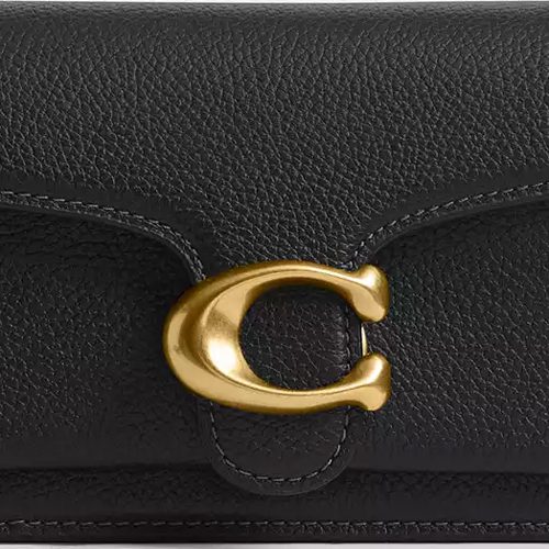 Coach Tabby Chain Crossbody Bag 19 in Brass Black