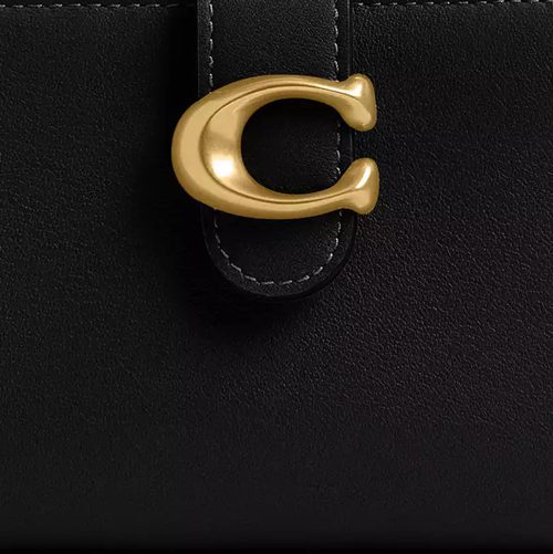 Coach Tabby Wallet in Black Brass
