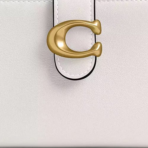 Coach Tabby Wallet in Brass Chalk