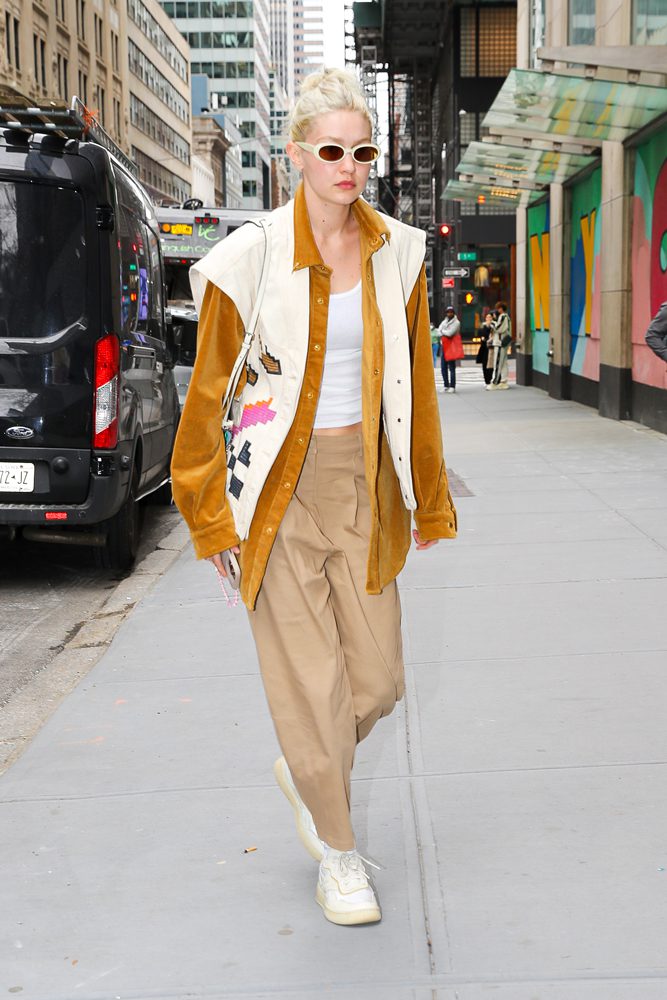 The Many Bags of Gigi Hadid, Part II 13 Gigi Hadid Prada Etiquette With Studs