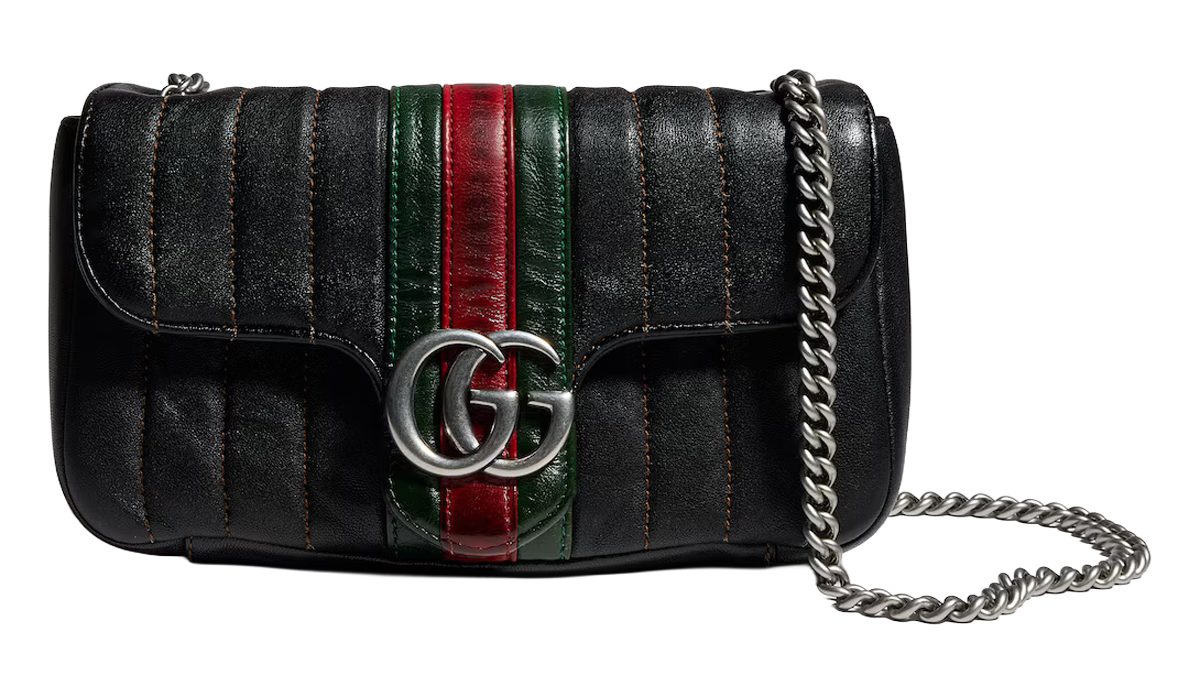Gucci Jetset GG Marmont small shoulder bag in black