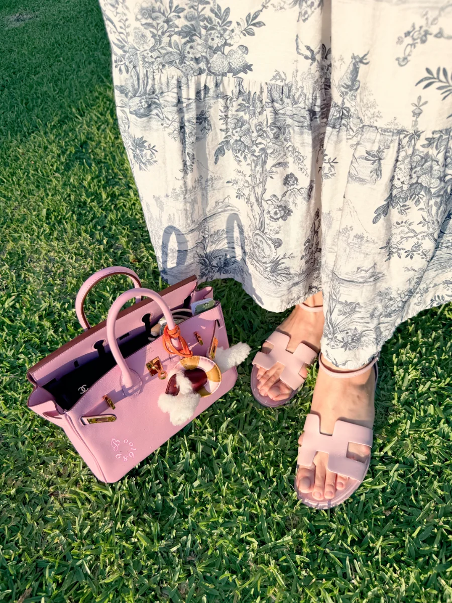 Herme?s Birkin 25 in Mauve Sylvestre