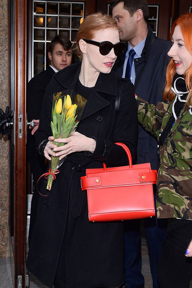 Do You Remember the Givenchy Horizon Bag? 7 Jessica Chastain Givenchy Horizon Bag