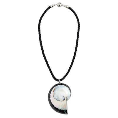 Julietta Nautilus Cord Necklace