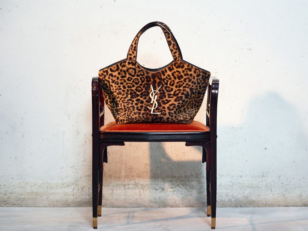 Saint Laurent Icare Maxi Leopard