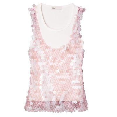 Tory Burch SEQUIN MESH TOP