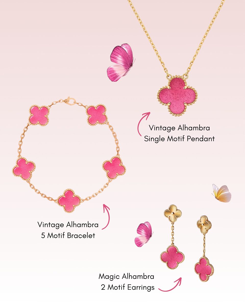 Van Cleef Pink Enamel