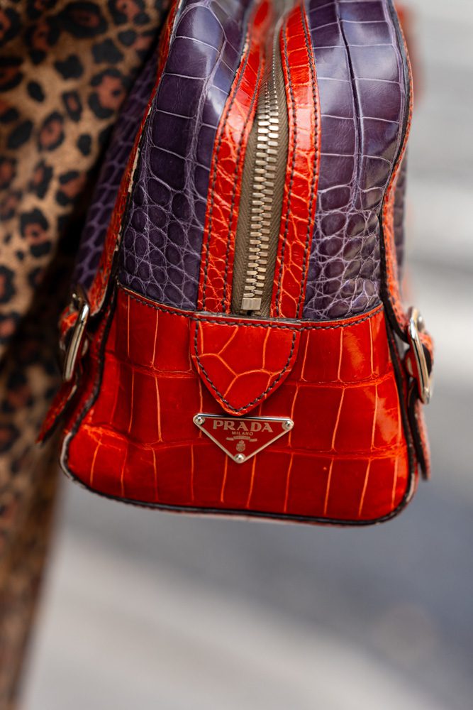 I've Been Searching for This Vintage Prada Bag for Two Years 8 Vintage Prada Crocodillo Bauletto Bag 4