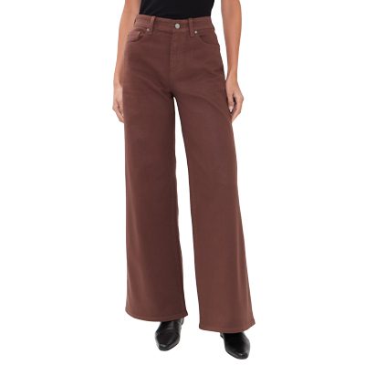 AG Saige Wide Leg Coated Jeans