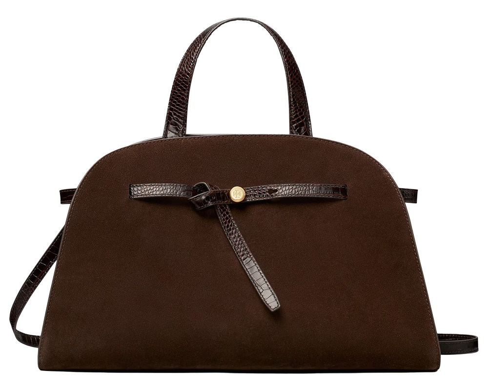 Tory Burch Romy Suede Bauletto Bag Tory Burch Romy Suede Bauletto Bag