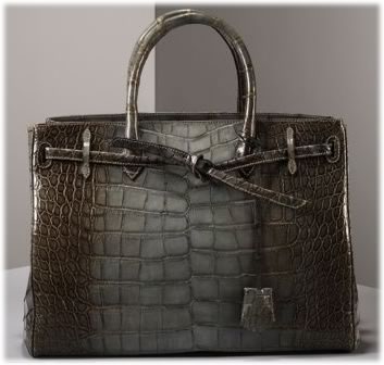 Bamford Ombre Crocodile Tote