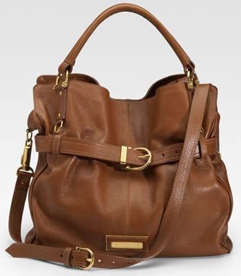 burberry tote leather