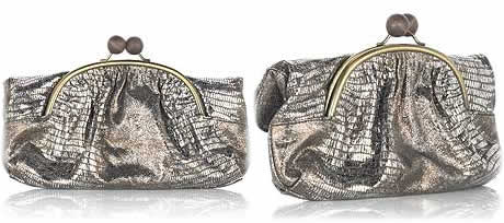 Erva Leather Double Clutch