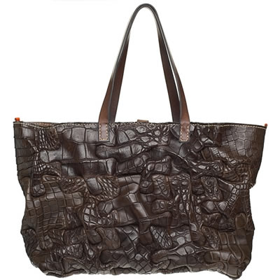 henry cuir alligator puzzle bag