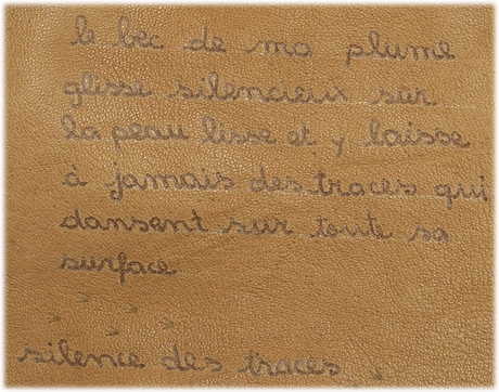 Henry Cuir Insaisissable Poem Tote