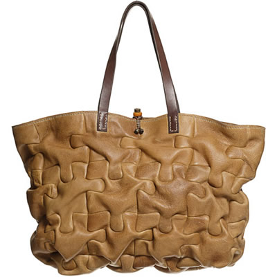 henry cuir puzzle tote