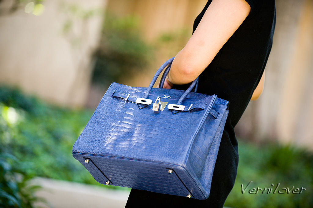 blue croc birkin