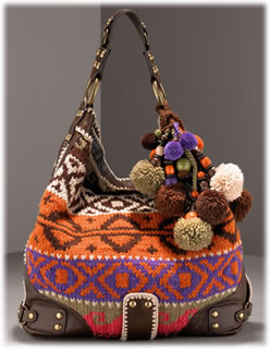 Isabella Fiore Large Knit Hobo Purseblog